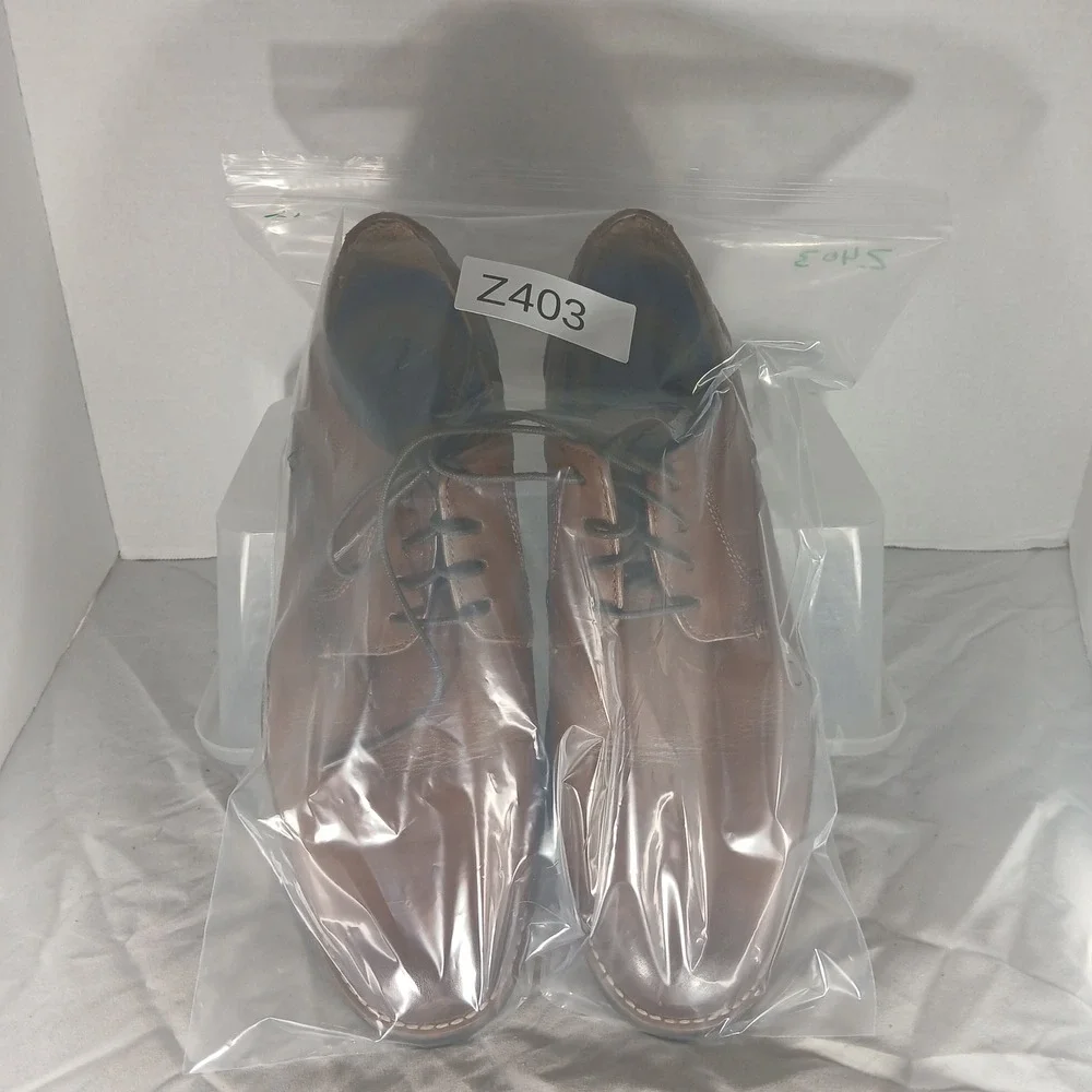 Nunn Bush Mens 10M Brown Leather Oxford‎ Dress Shoes Comfort Gel